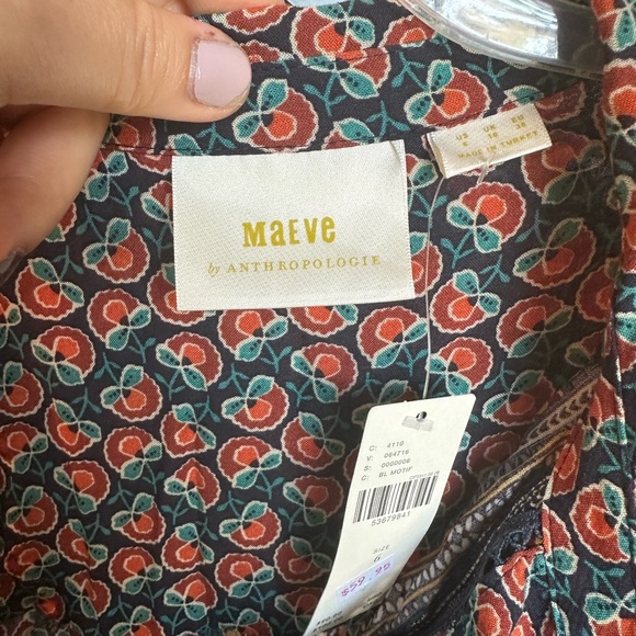 Floral print blouse by Anthropologie - Picture 8 of 10